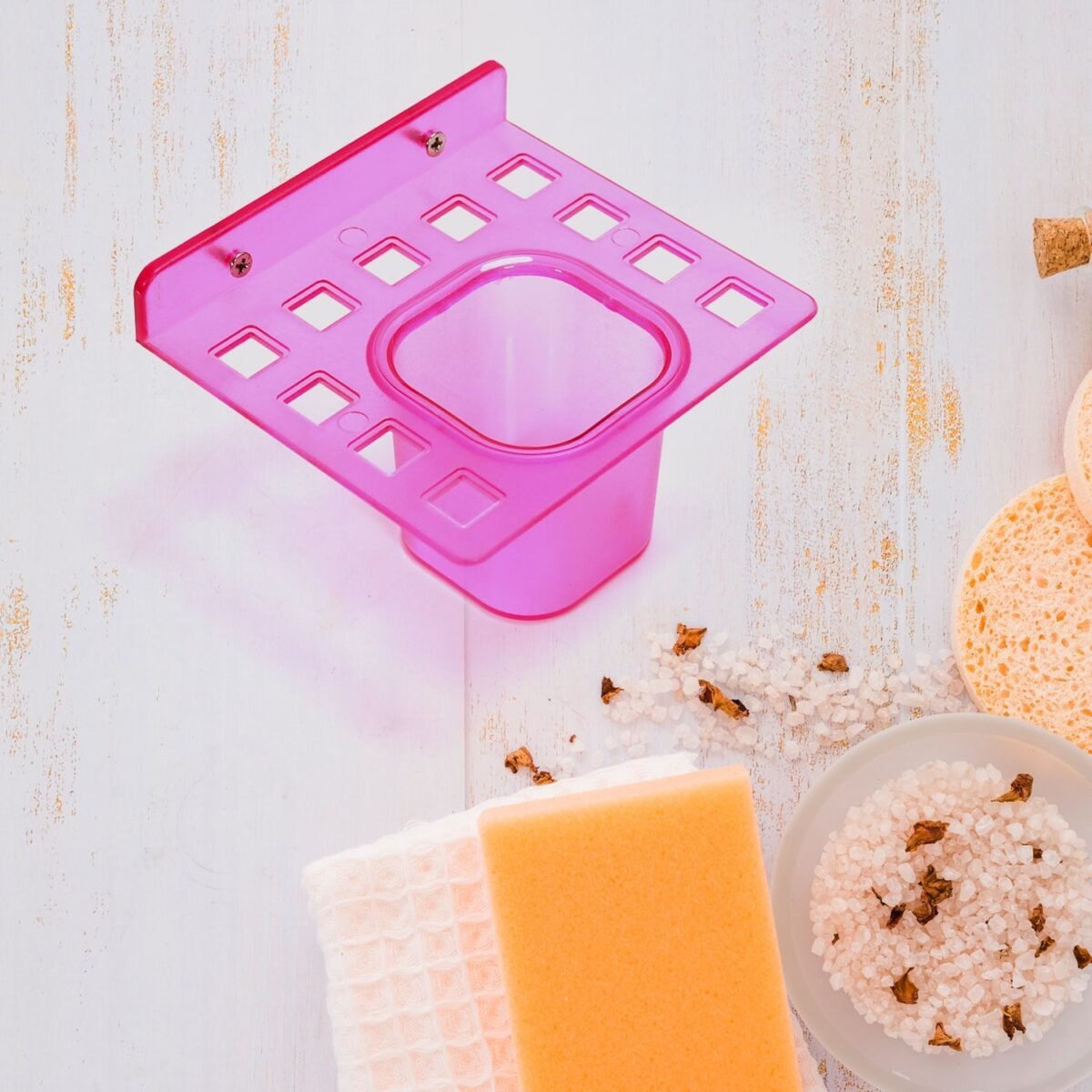 2-in-1 Tumbler Dish & Toothbrush Holder (2-Pcs) - Image 1