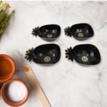 Pine Junction Ceramic Tea / cups / Mug Set With Pineapple Shape Serving Bowl  (12 Pcs set) - Image 3