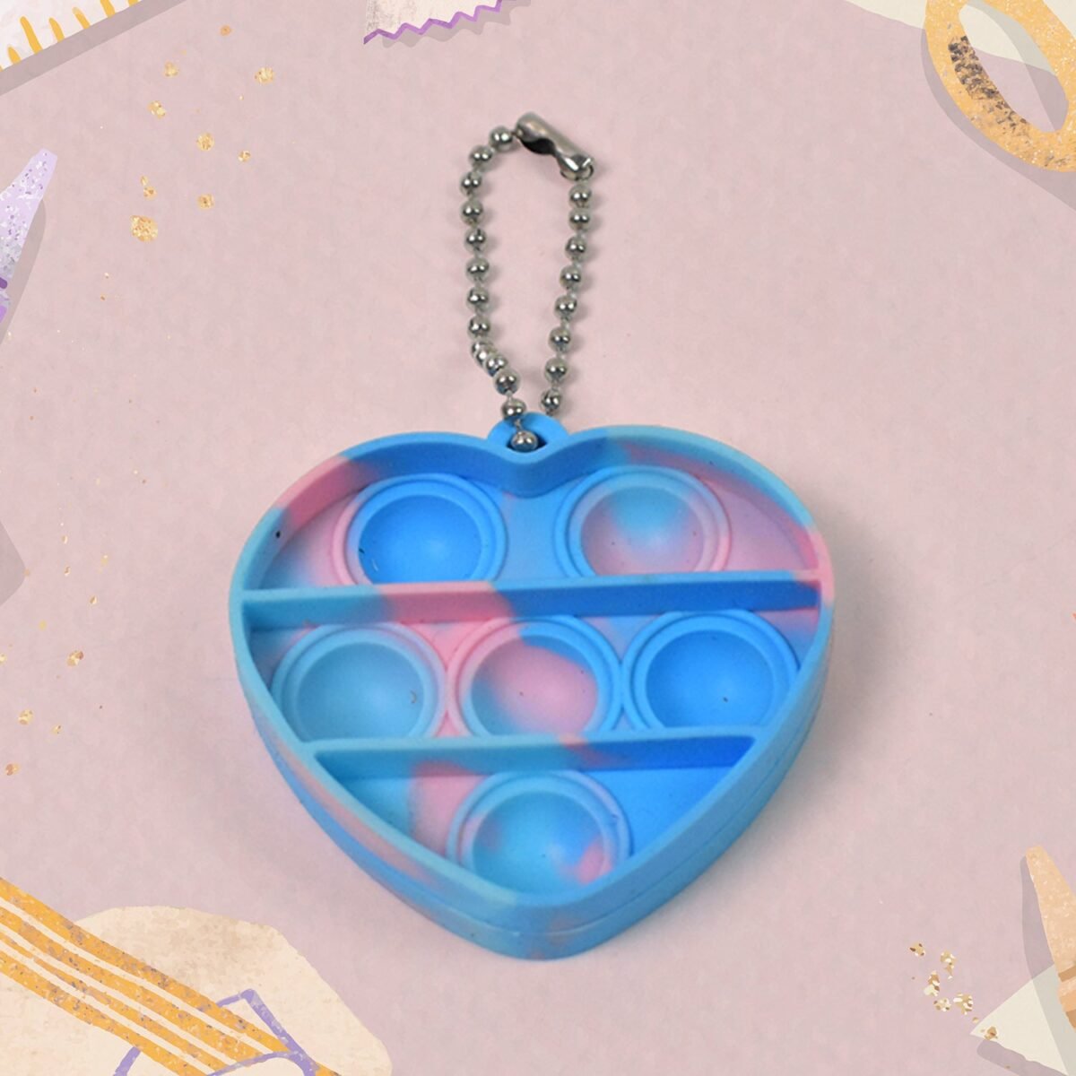 Fidget Toys for Kids Mini  Keychain (1 Pc / Mix Color & Design) - Image 4