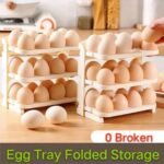 Plastic Foldable Egg Tray | 24 Grid Egg Storage Box (1 Pc) - Image 5