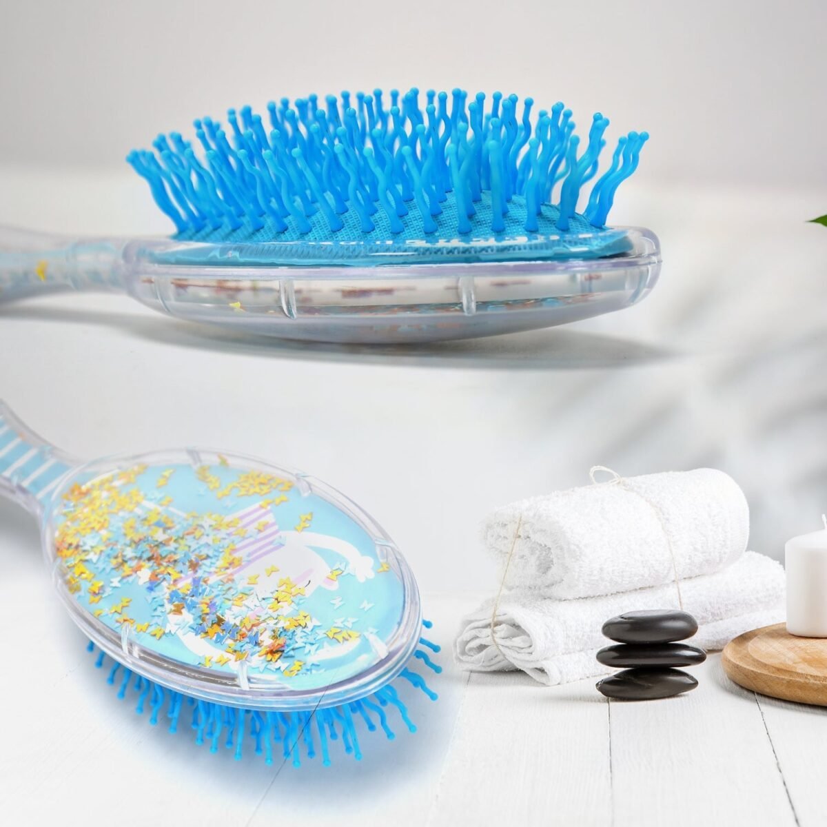 Kids Detangling Hair Brush – Anti-Static, Soft Massage, Multi-Design, Hair accessories - Image 1