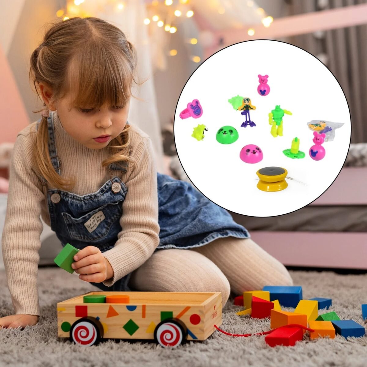 20pc Mix All New Toy With Plastic Commander Container , Mix All Types Playing Toy For Kids - Image 9