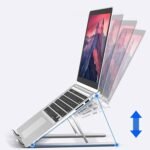 Metal Portable Laptop Stand, with 7 Adjustable Angles (1 Pc) - Image 3