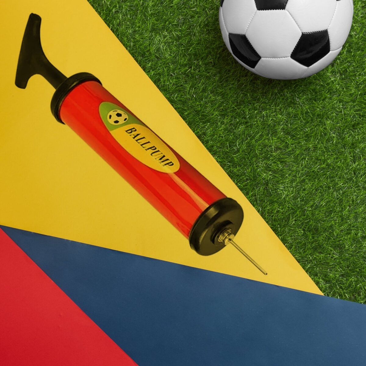 Plastic Pump for Inflating Balls (28 CM) - Inflatable Ball Development Toy - Image 4