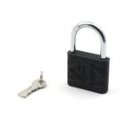 Thickened Black Iron Padlock – Brass Core, Waterproof, Anti-Theft (75/60/32mm) - Image 6