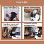 Coconut scrapers Machine Manual Steel For Home & Kitchen Use - Image 5