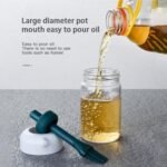 2 in 1 Glass Oil dispenser jar / Bottle with brush (1 Set) - Image 6