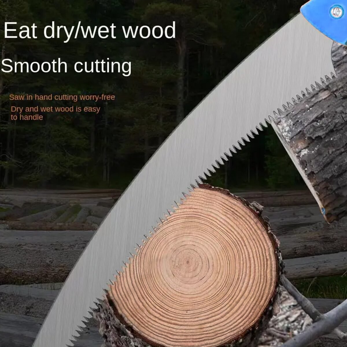20-Inch High Carbon Steel Pruning Saw – Sharp Teeth, Cover Included, Ideal for Gardening & Wood Cutting - Image 3