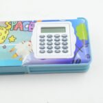 Magnetic Geometry Box - Double-Sided Pencil Case with Calculator for Students - Image 3