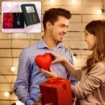 Rose Flower Gift Box, Handmade Eternal Rose with I Love You Necklace, Valentine's Day, - Image 7