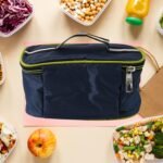 Sumo Lunch Box, with Lunch Bag, Plastic Lunch Box & Plastic Spoon, Fork (2 Pc Set / With Lunch Box) - Image 4
