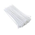 10Inch Nylon Self Locking Cable Ties, Heavy Duty Strong Zip Wire Tie. Pack of 100 - Black