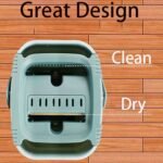 Scratch Cleaning Mop with 2 in 1 Self Clean Wash Dry Hands Free Flat Mop - Image 5