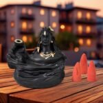 Adiyogi Shiva Backflow Smoke Fountain Incense Holder Burner (1 Pc) - Image 4