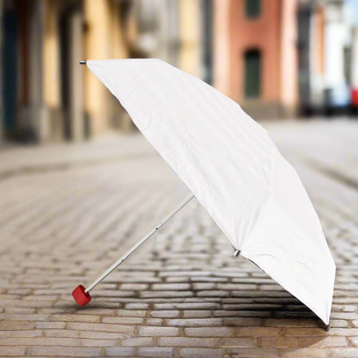 3-Fold Sun & Rain Protective Solid Foldable Umbrella (1 Pc) - Image 1