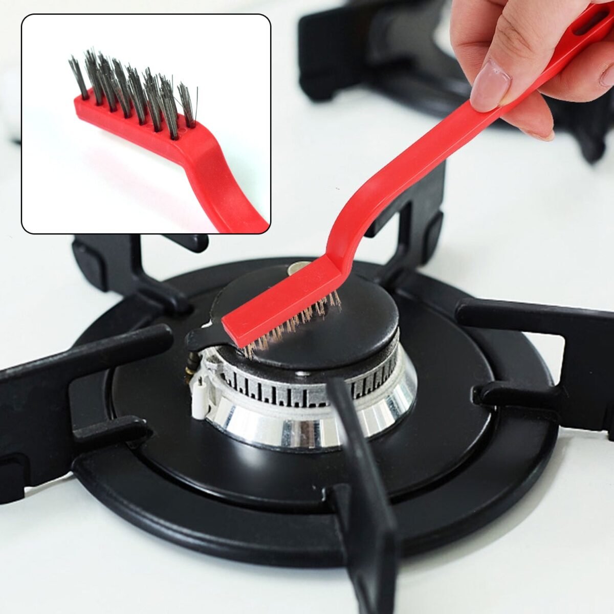 Mini Wire Brush Stainless Steel (1 Pc) - Image 3