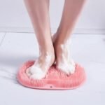 Silicone Bath Massage Cushion – Suction Cup Exfoliating Foot Scrubber & Mat - Image 3
