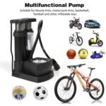 Portable Mini Bike Pump with Gauge - Image 3