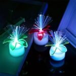Fiber Optic Light, Mini Color Change LED Table Centerpieces, Light Up Candle - Pack of 12 - Image 5