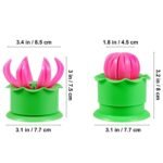 Momos maker Plastic Mold and Filling Spoon Cooking Tools Set Steamed Stuffed Bun Maker and Dumpling Maker for Cooking Delicious - Image 5