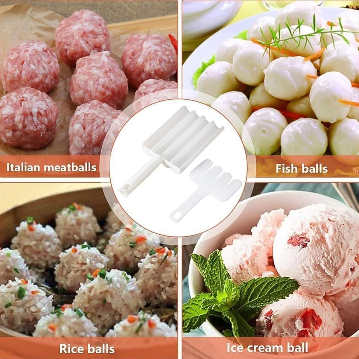 Gujia & Meatball Maker Set Easily Shape Meatballs Maker (1Pc) - Image 6