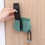 1 Pc Wallmount Mobile Stand With Hook Design used in all kinds of places including household and many more as a hanging support for and stuffs purposes. - Image 4