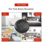 Room Heater for Home, Office, Camper LED Screen Portable Wall Heater (1000W / 1 Pc) - Image 4