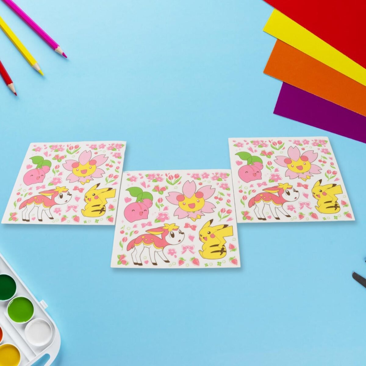 Multipurpose Adhesive 3D Stickers (3 Sheet / 11×9 Cm) - Image 4