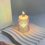 4 Pc Flameless and Smokeless Decorative Melting Candles LED Tea Light - Image 3