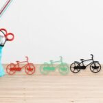 Bicycle Shape Key Chain Holder and wall mount bike hook Key Holders Plastic Key Holder For Home, Office (pack of 4) - Image 5
