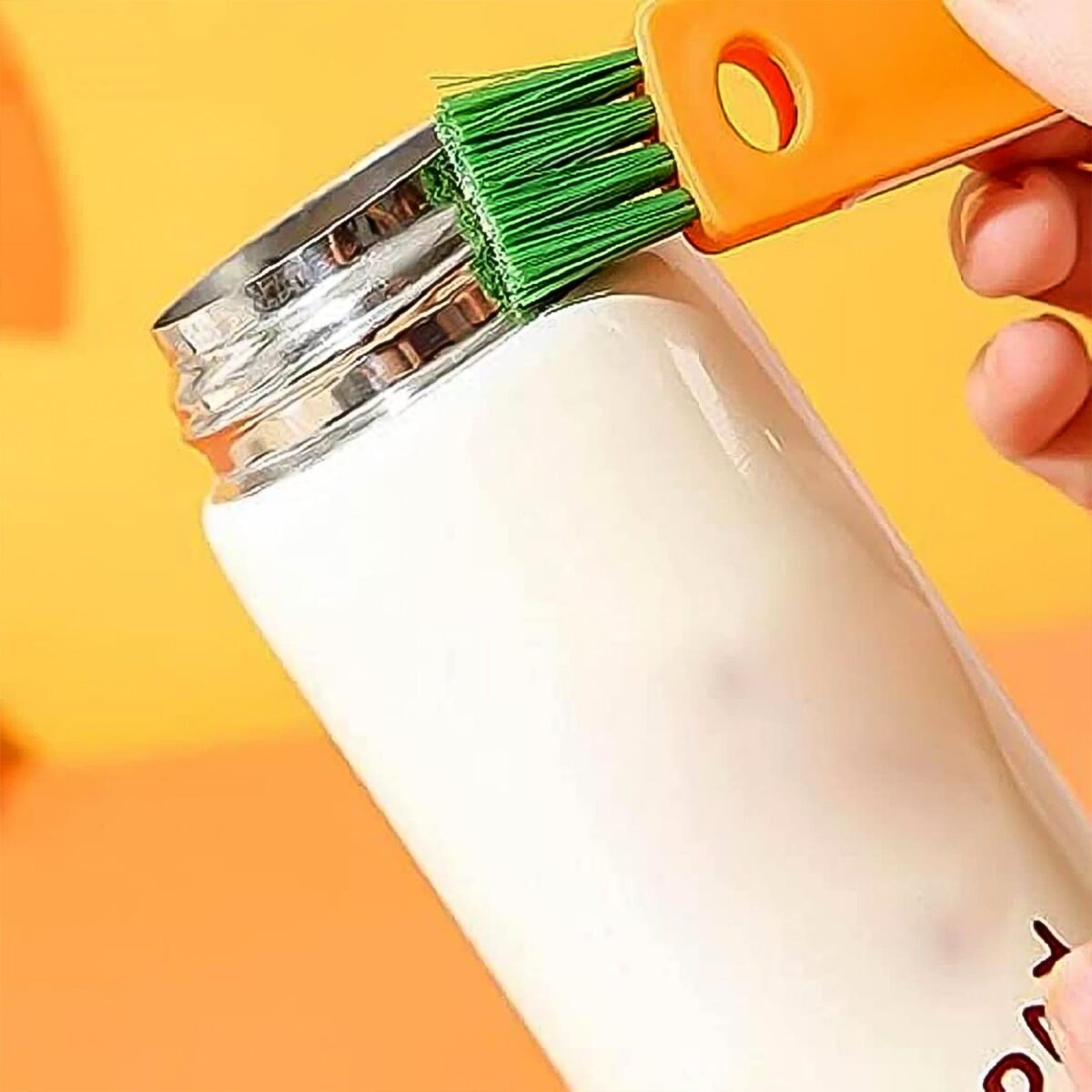 3-in-1 Multifunctional Cleaning Brush Set – Mini Bottle, Cup & Lid Cleaner (1 Pc) - Image 7