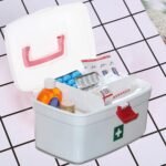 Medical Storage Box with Detachable Tray & Handle - Image 3