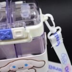 2in1 Dual Compartment Water Bottle with Straw and Adjustable Shoulder Straps (1 Pc / Multi color) - Image 4