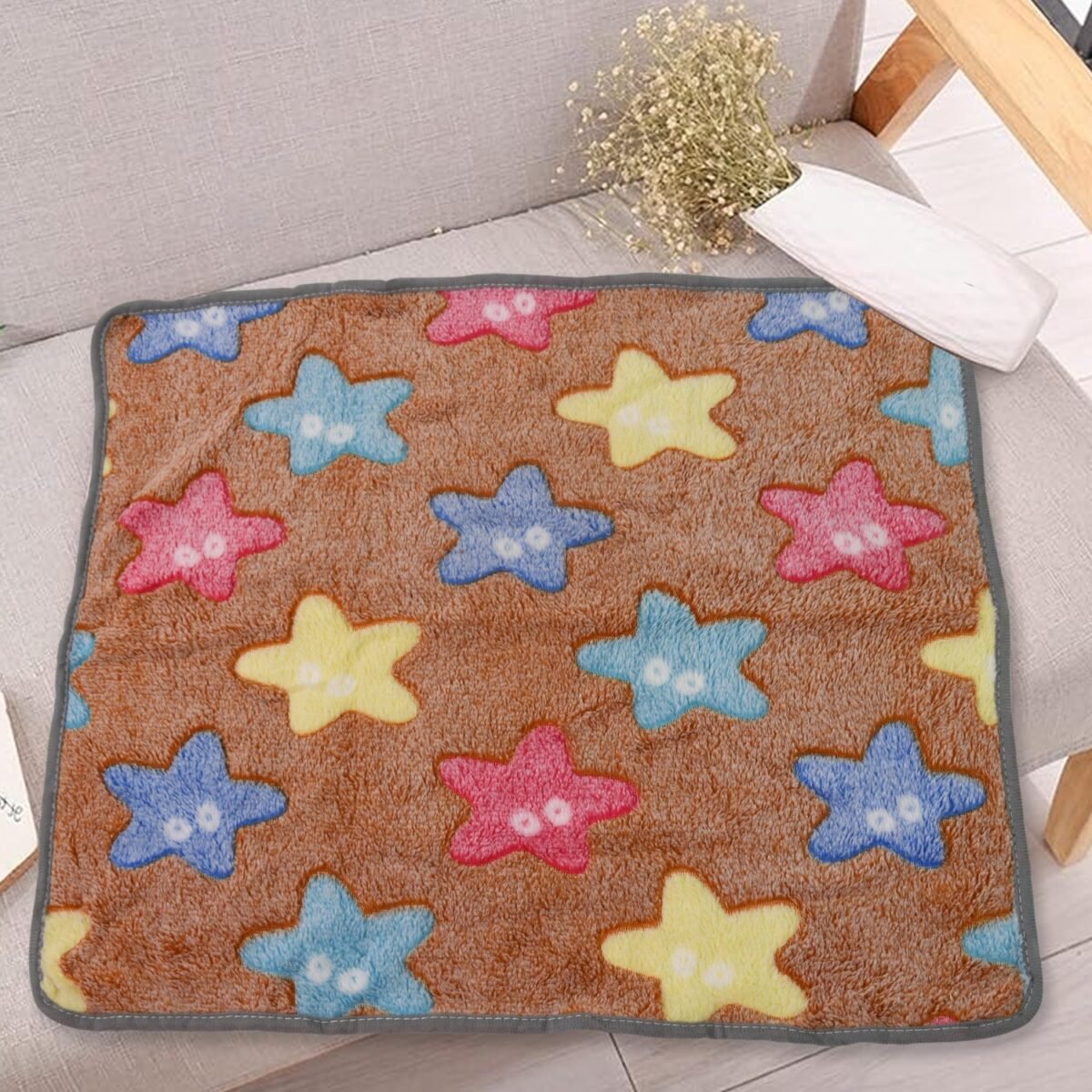 Pet Soft Cat Dog Towel / Blanket, Warm Sleep Mat (55×40 Cm / 1 Pc / Mix Color & Design) - Image 4