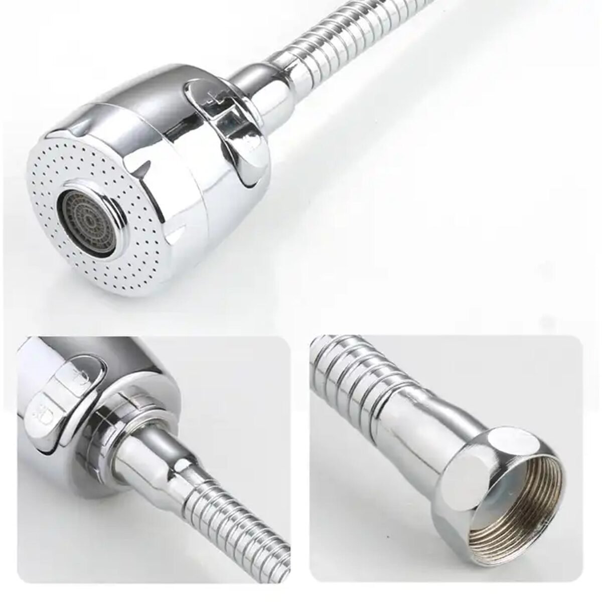 360° Rotating Faucet Sprayer – Water-Saving Splash-Proof Aerator for Kitchen & Bathroom (6 Inch) - Image 5