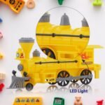 Pull and Go Train with Light Plastic String Pull Back Train (1 Pc / Mix Color) - Image 5