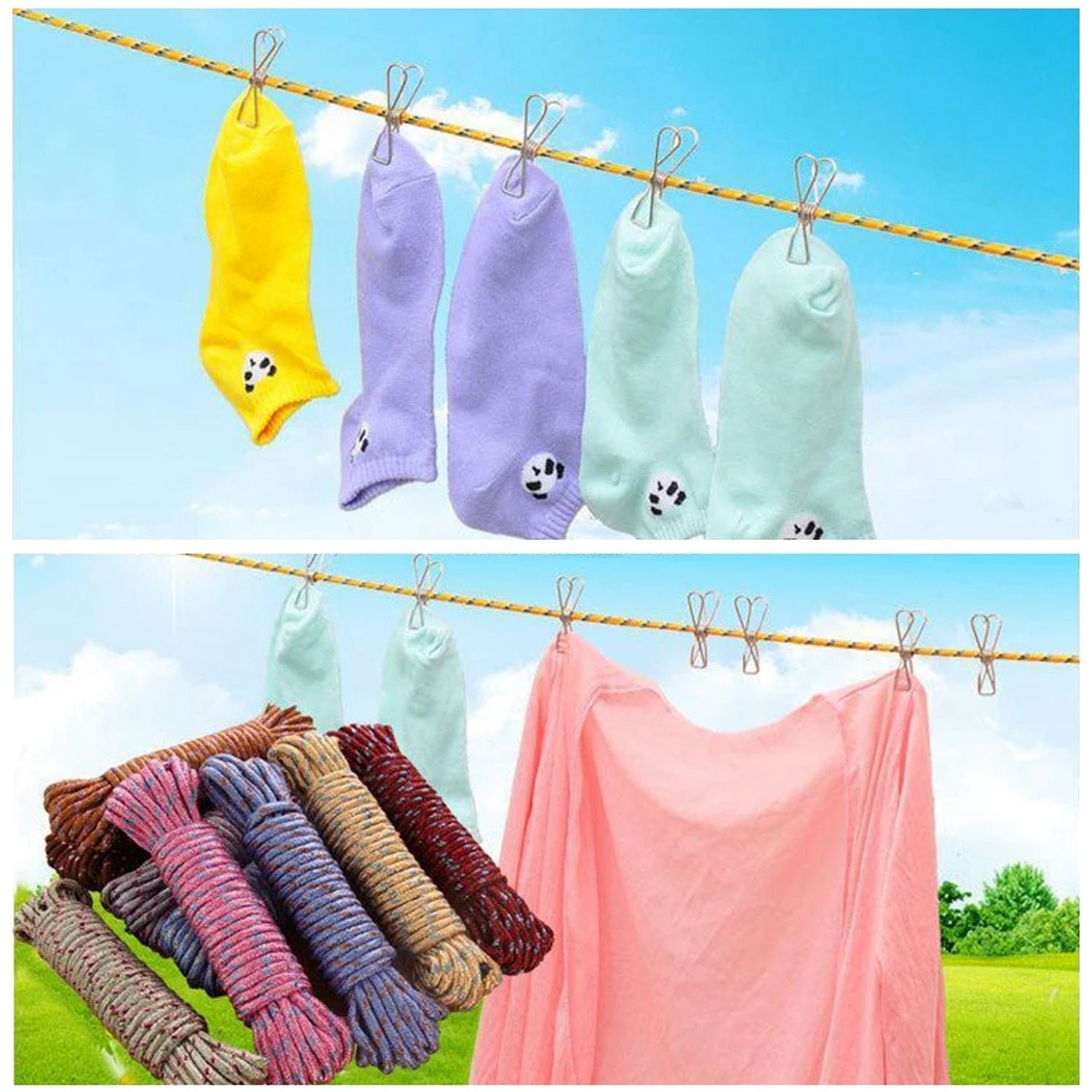 03_e04d6f9d-1a50-40e0-9c58-ab1628f08ee9.jpg Heavy Duty Drying Nylon Clothesline – Portable & Sturdy (10 Meter) - Image 1