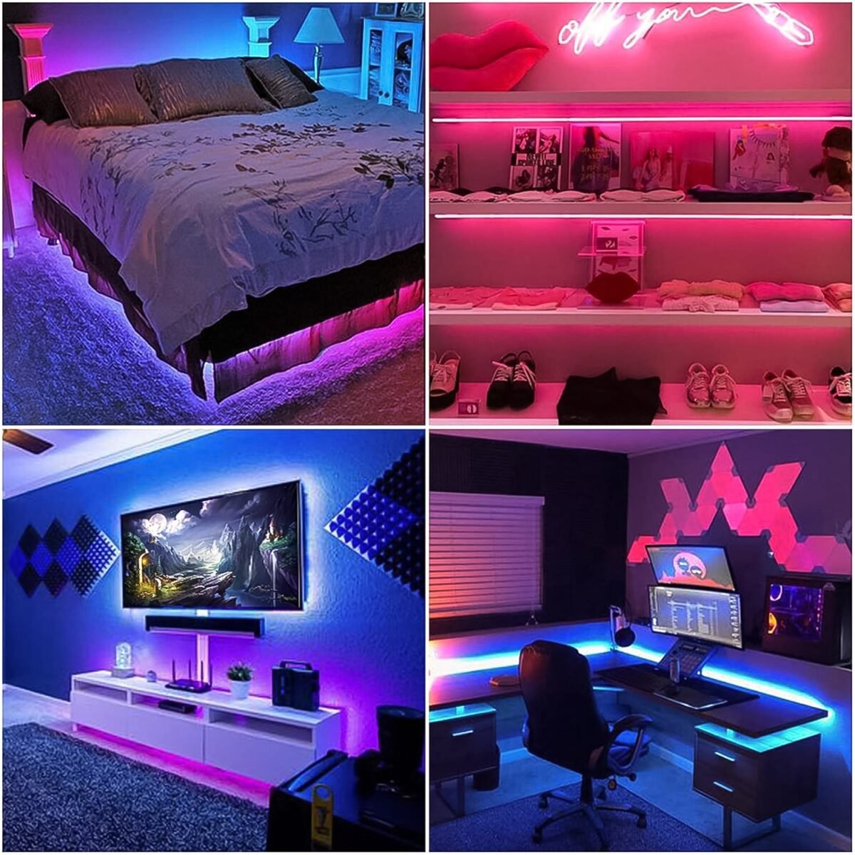 3M RGB LED Strip Lights, LED Mood Lights (1 Set) - Image 5