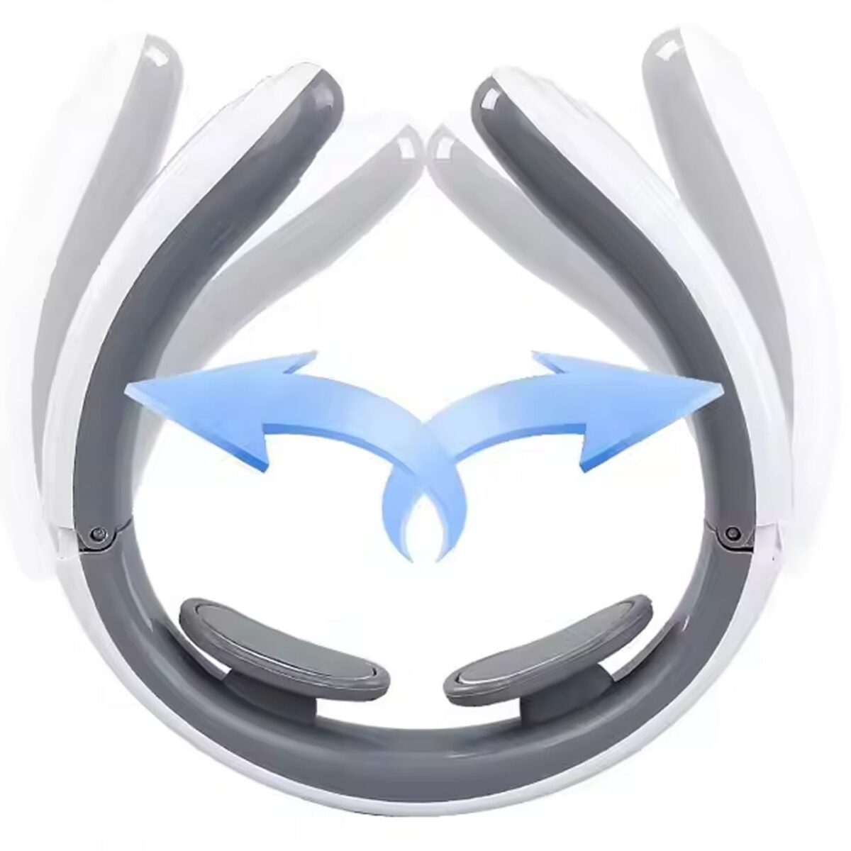 2 Heads Smart Electric Neck and Back Pulse Massager (1 Pc / Mix Design) - Image 4