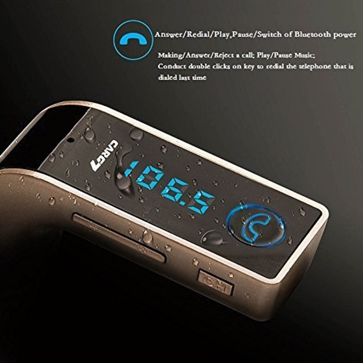 Car G7 with Turbo Charging LCD Bluetooth Charger Fm Kit Mp3 - Image 6