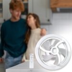 360° Rotation Ceiling Fan Light Smart Fan with Remote Control (1 Pc) - Image 4