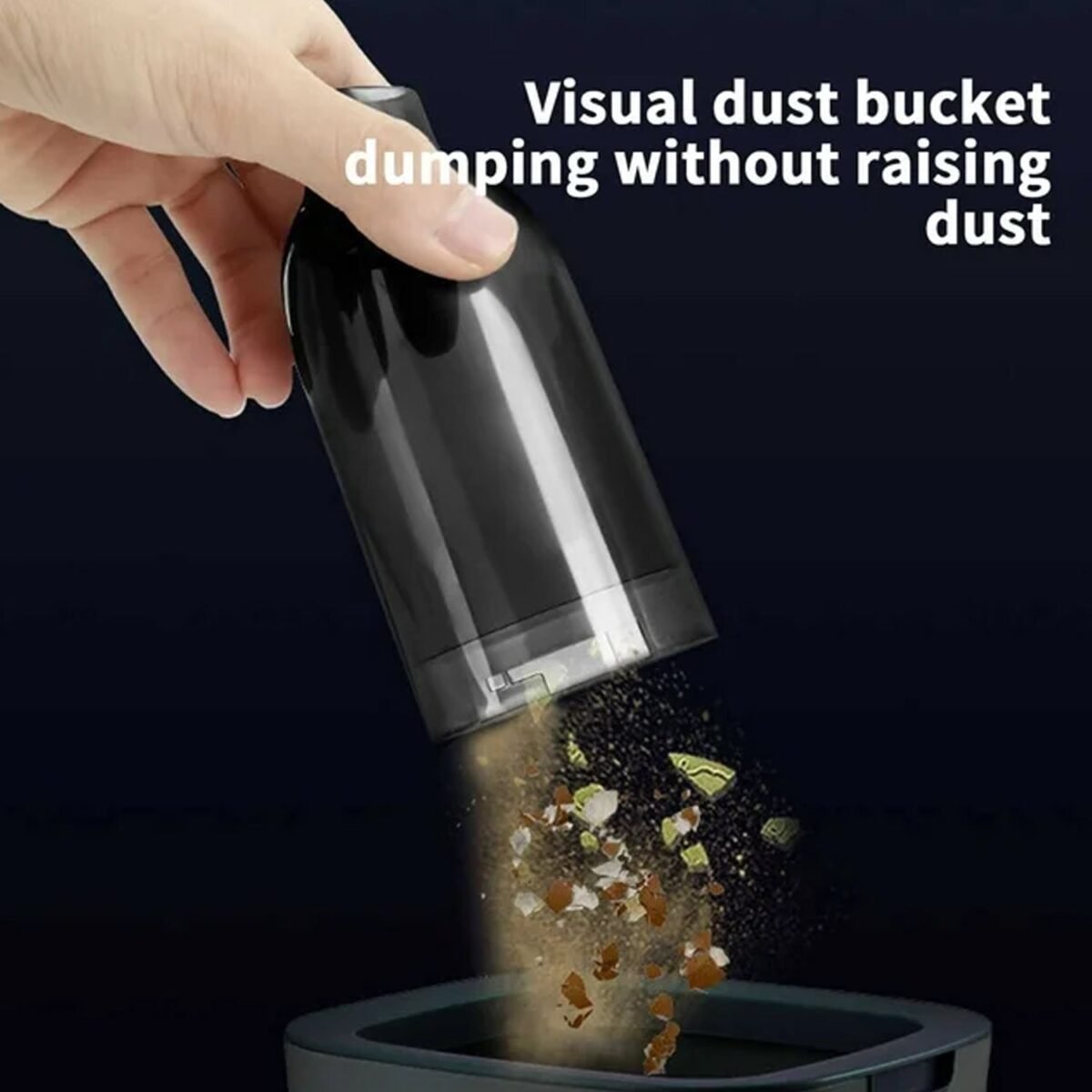 3 in 1 Mini Car Vacuum – Wireless, Rechargeable, Blower & Dust Cleaner for Car, Home & Keyboard - Image 7