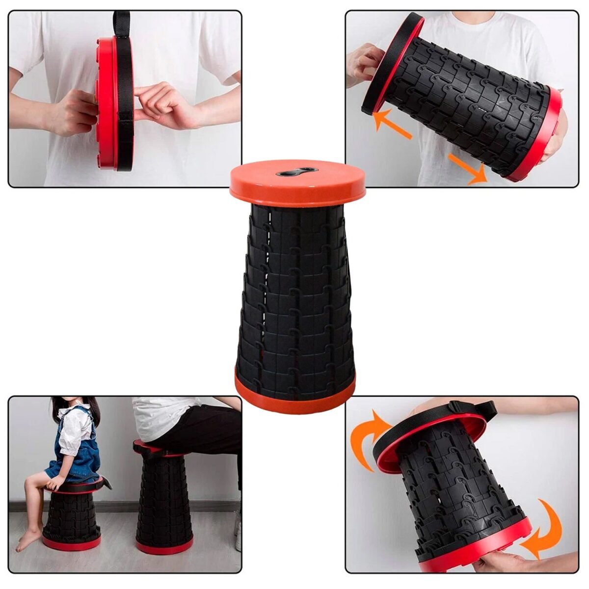 Retractable Folding Stools (1 Pc) - Image 4