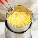 Small Deep Frying Pot With Strainer Basket (2 Pc Set) - Image 7