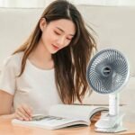 Multifunctional USB Desk Fan – Clip-On Plug & Play Fan, 1 Pc with Brown Box (On / Off Switch Not Provided) - Image 7