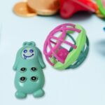Kinder Rattles Classic Store Plastic Non-Toxic Shake and Grab Ball Baby Rattles & Teethers (8 Pcs Set) - Image 7