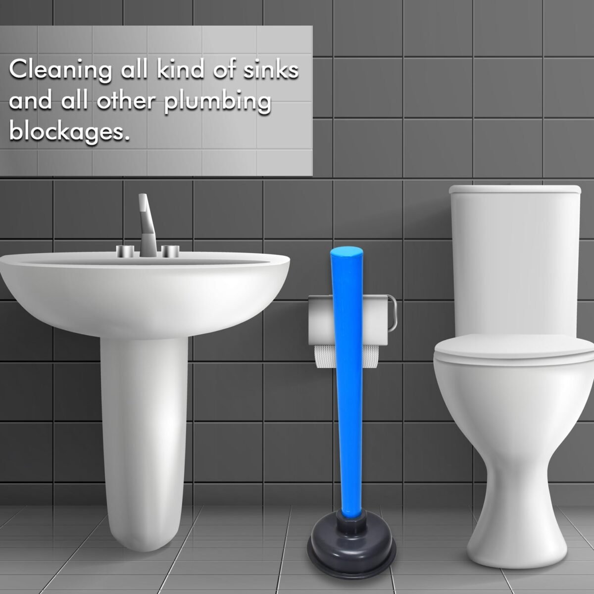 Multifunctional Toilet Plunger, Toilet Blockage Remover Suction Device - Image 5