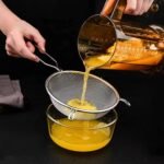 Big Mesh Strainer With Handle Stainless Steel Oil Straine, Mesh Sieve Strainer(1 Pc) - Image 3