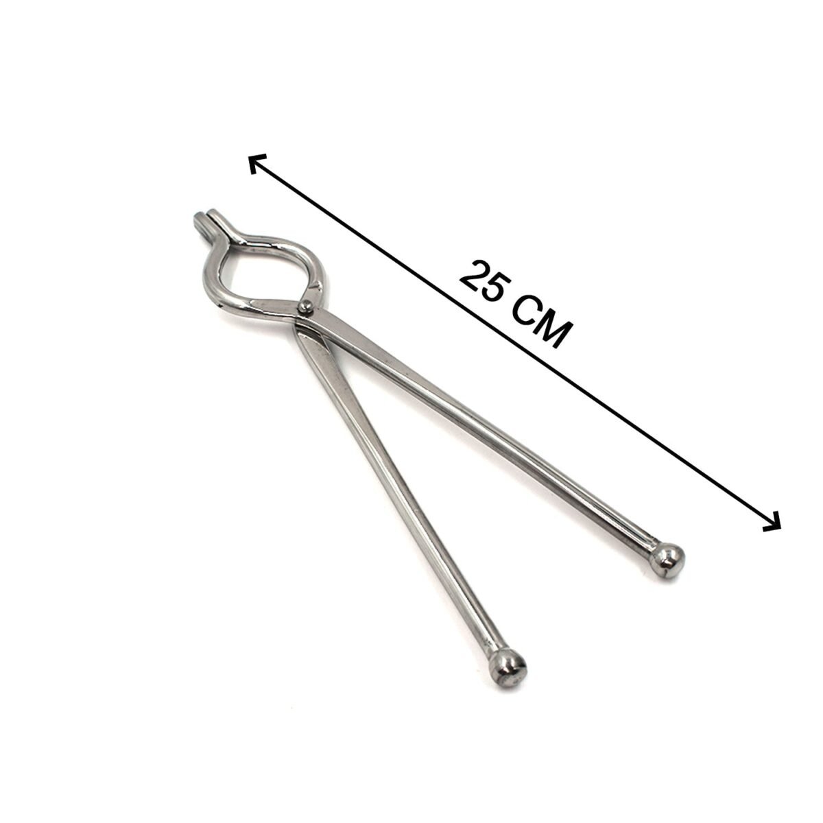 Ganesh Premium Quality Unbreakable Stainless Steel Goti Sandsi / Sansi / Pakkad / Pincer / Chimta / Tongs / Utensil Holder Smart Kitchen Tool - 8mm - Image 5