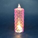 Candles for Home Decoration, Crystal Candlelight (1 Pc / Multicolor) - Image 7
